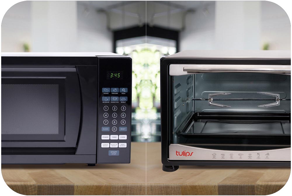 Microwave or toaster oven?
